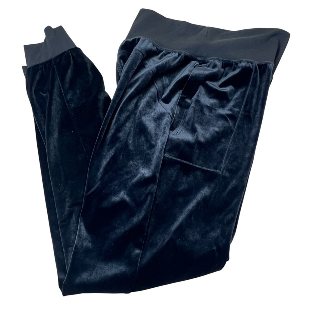 Athleta Salutation Velvet Jogger Pant Black - Picture 5 of 9